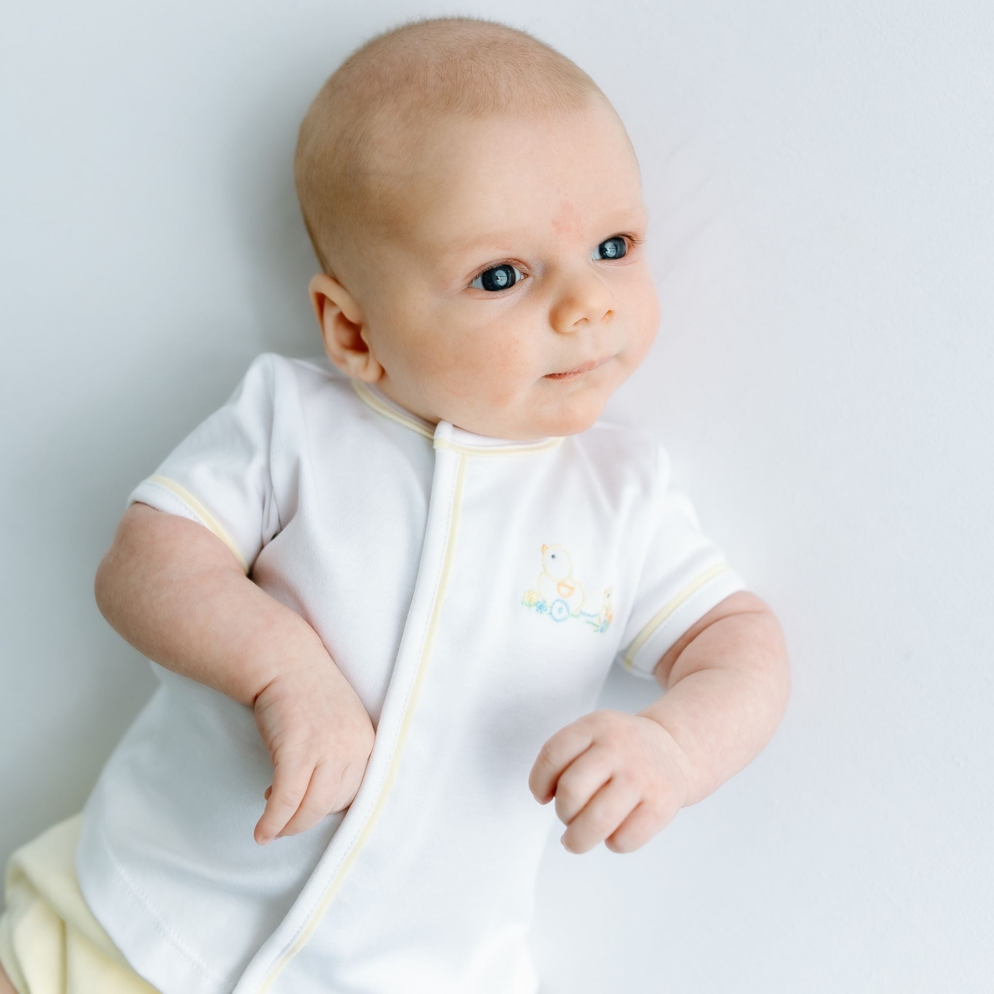 Vintage Duckie Pulltoy Diaper Cover Set - Yellow - Magnolia BabyDiaper Cover