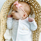 Vintage Duckie Pulltoy Footie - Pink - Magnolia BabyFootie