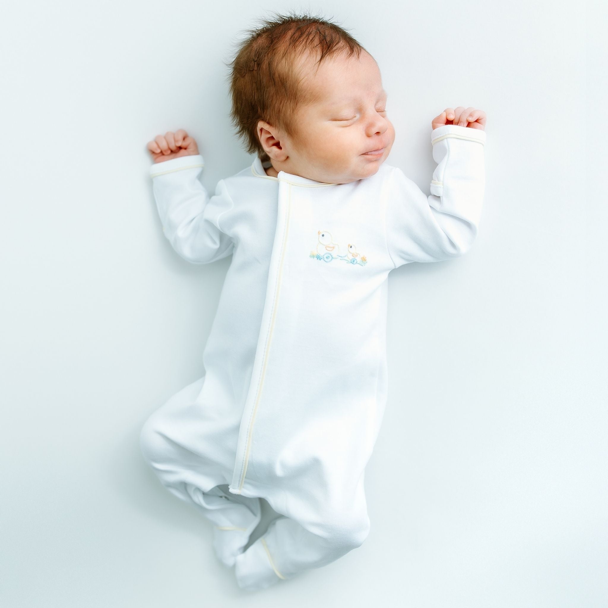 Vintage Duckie Pulltoy Footie - Yellow - Magnolia BabyFootie