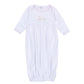 Vintage Duckie Pulltoy Gathered Gown - Pink - Magnolia BabyGown