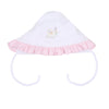 Vintage Duckies Pink Embroidered Bonnet - Magnolia BabyHat