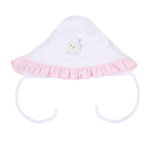  Vintage Duckies Pink Embroidered Bonnet - Magnolia BabyHat