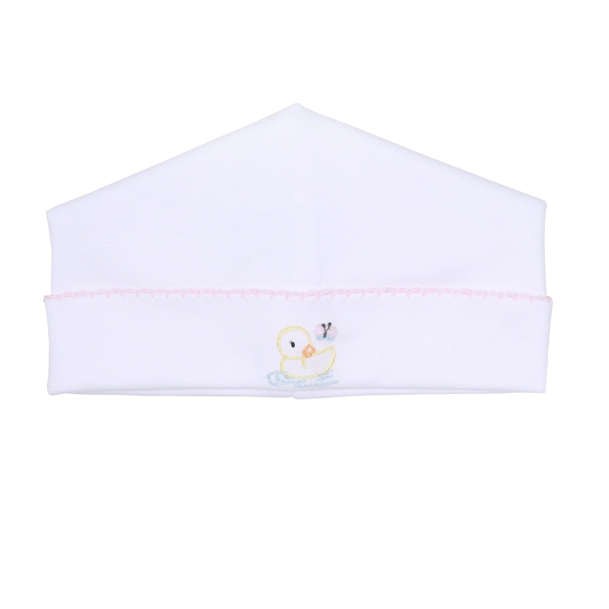 Vintage Duckies Pink Embroidered Hat - Magnolia BabyHat