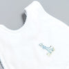 Vintage Giraffe Bib - Light Blue - Magnolia BabyBib