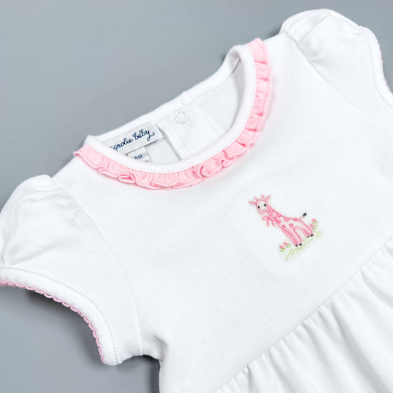 Vintage Giraffe Bubble - Pink - Magnolia BabyBubble