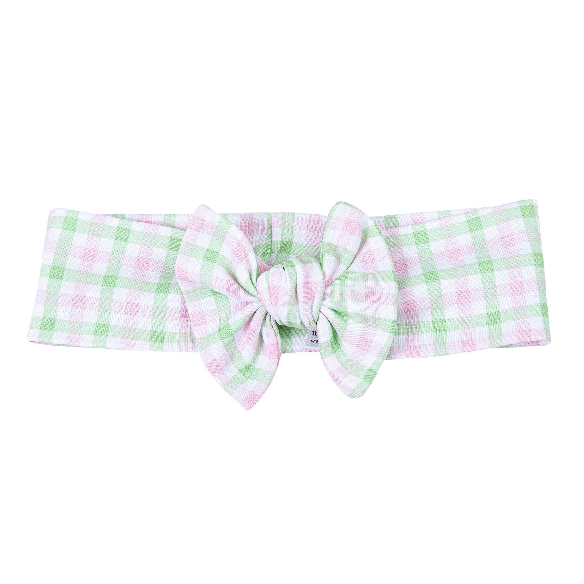 Vintage Pumpkin Picking Print Headband - Pink - Magnolia BabyHeadband