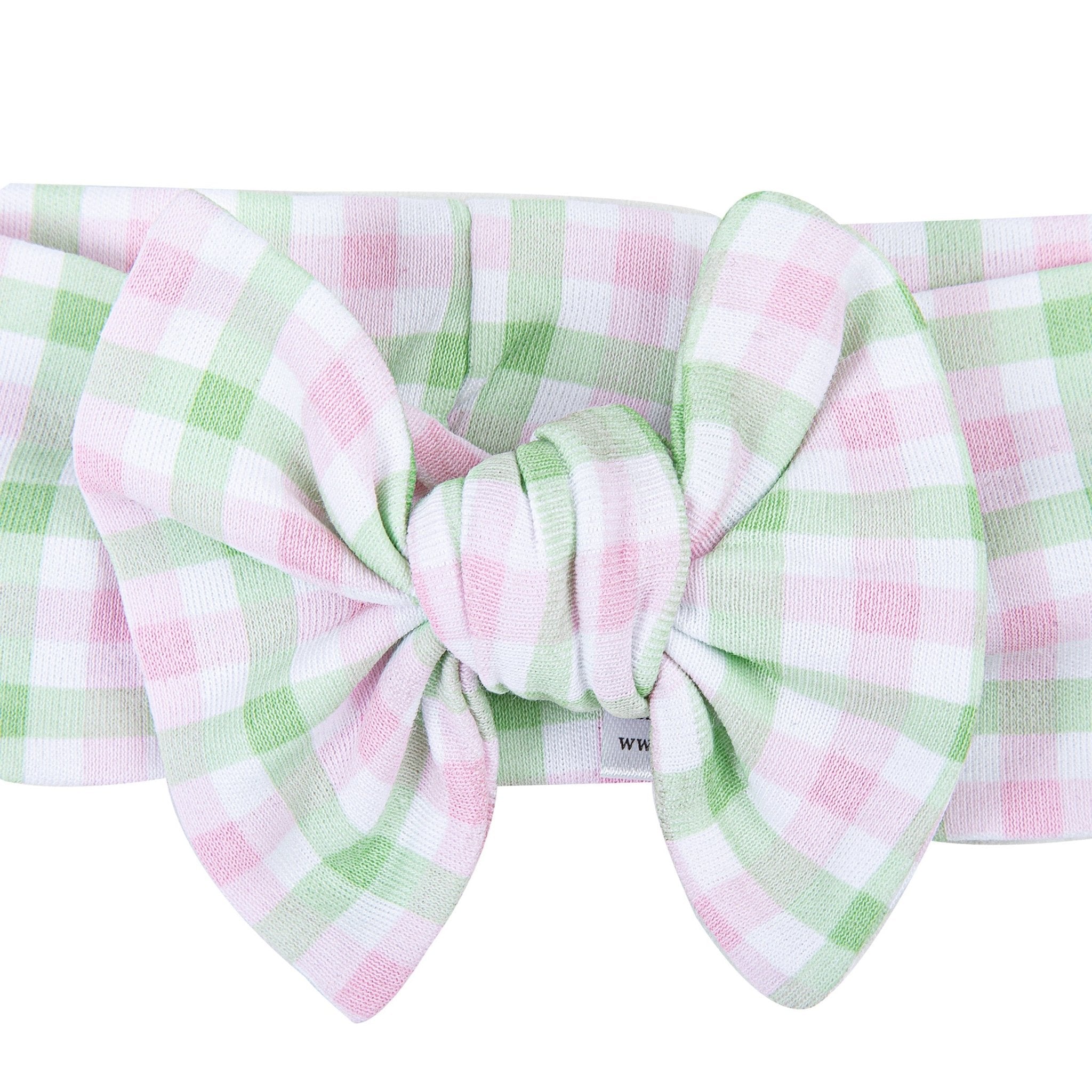 Vintage Pumpkin Picking Print Headband - Pink - Magnolia BabyHeadband