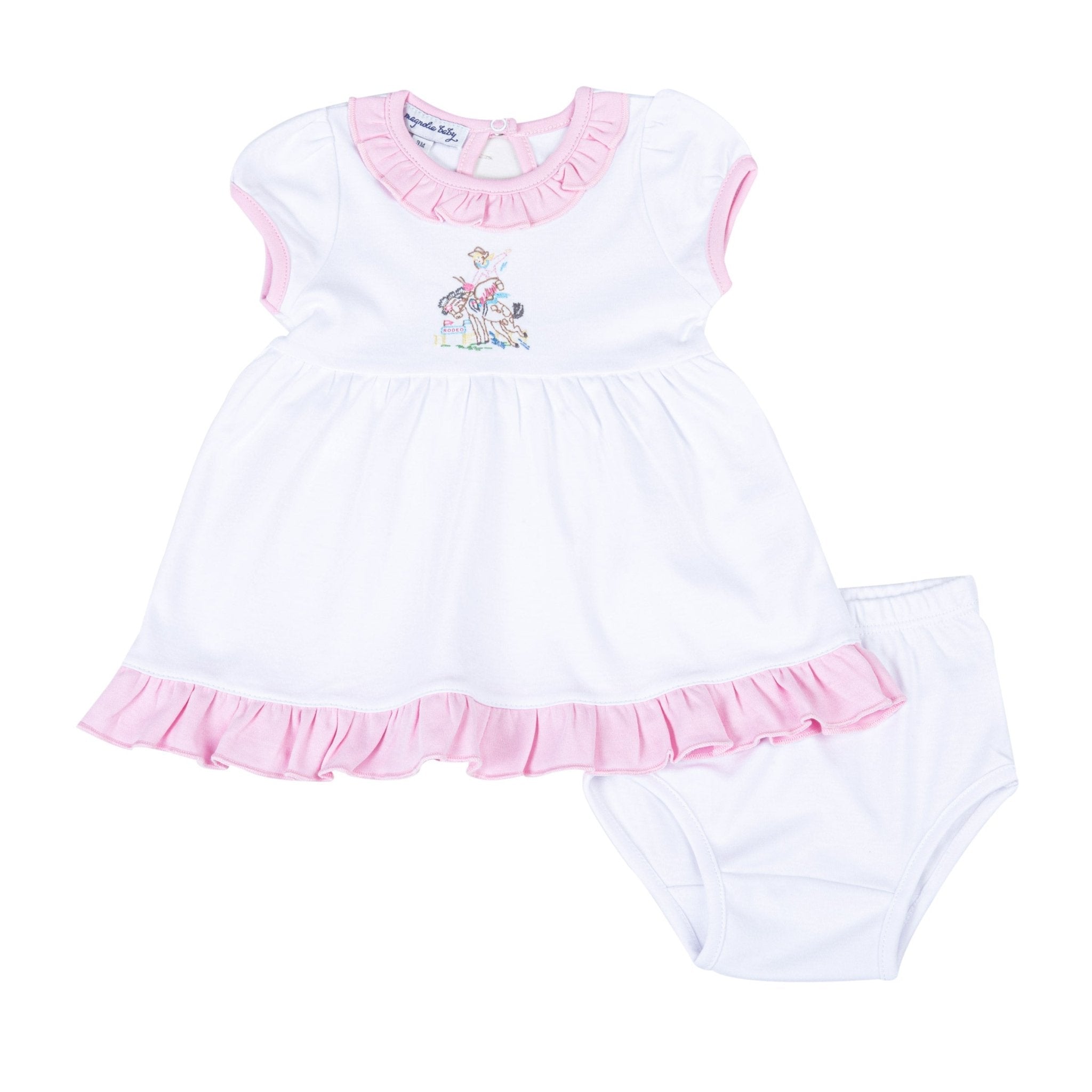 Vintage Rodeo Dress - Pink - Magnolia BabyDress