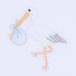 Vintage Stork Bib - Light Blue - Magnolia BabyBib