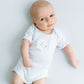 Vintage Stork Bodysuit - Light Blue - Magnolia BabyBodysuit