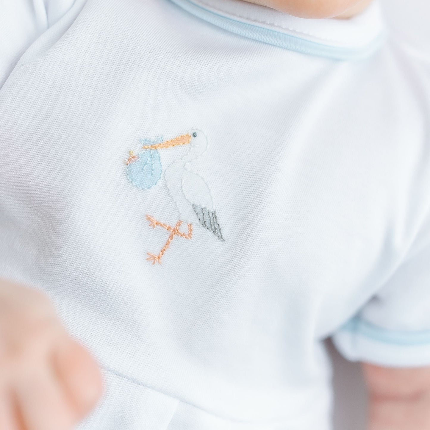 Vintage Stork Bubble - Light Blue - Magnolia BabyBubble