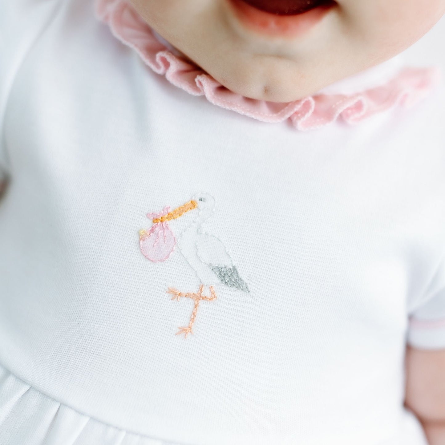 Vintage Stork Bubble - Pink - Magnolia BabyBubble