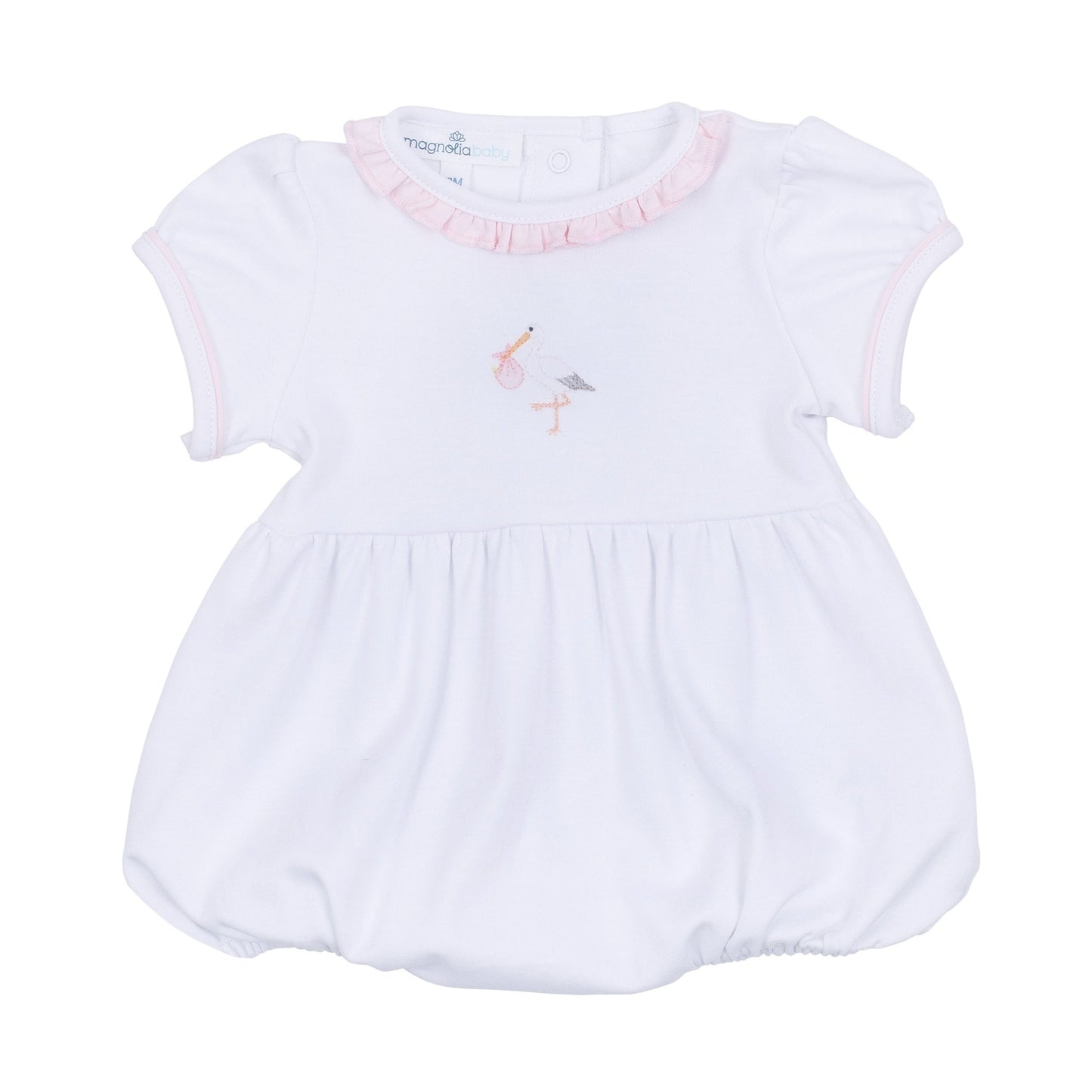Vintage Stork Bubble - Pink - Magnolia BabyBubble