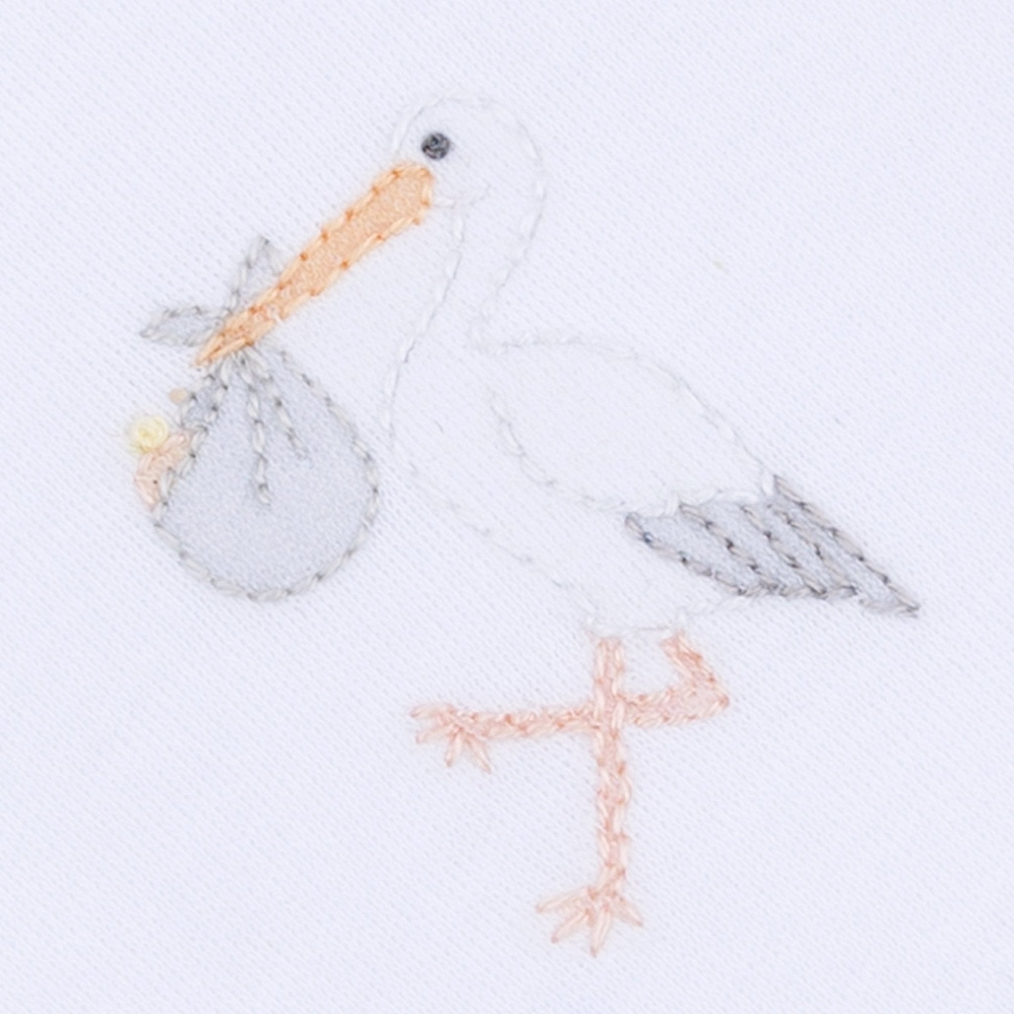 Vintage Stork Bubble - White - Magnolia BabyBubble