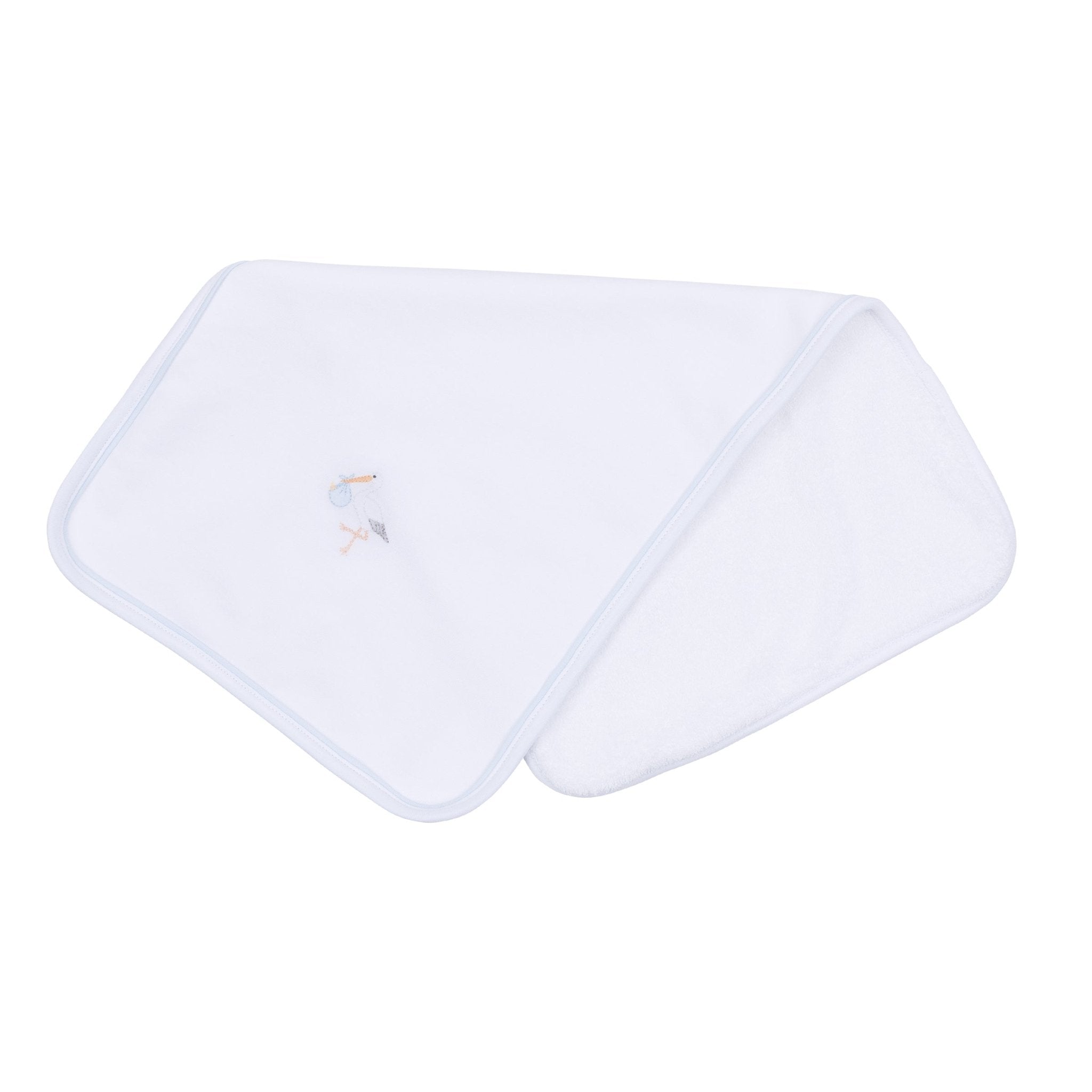 Vintage Stork Burp Cloth - Light Blue - Magnolia BabyBurp Cloth