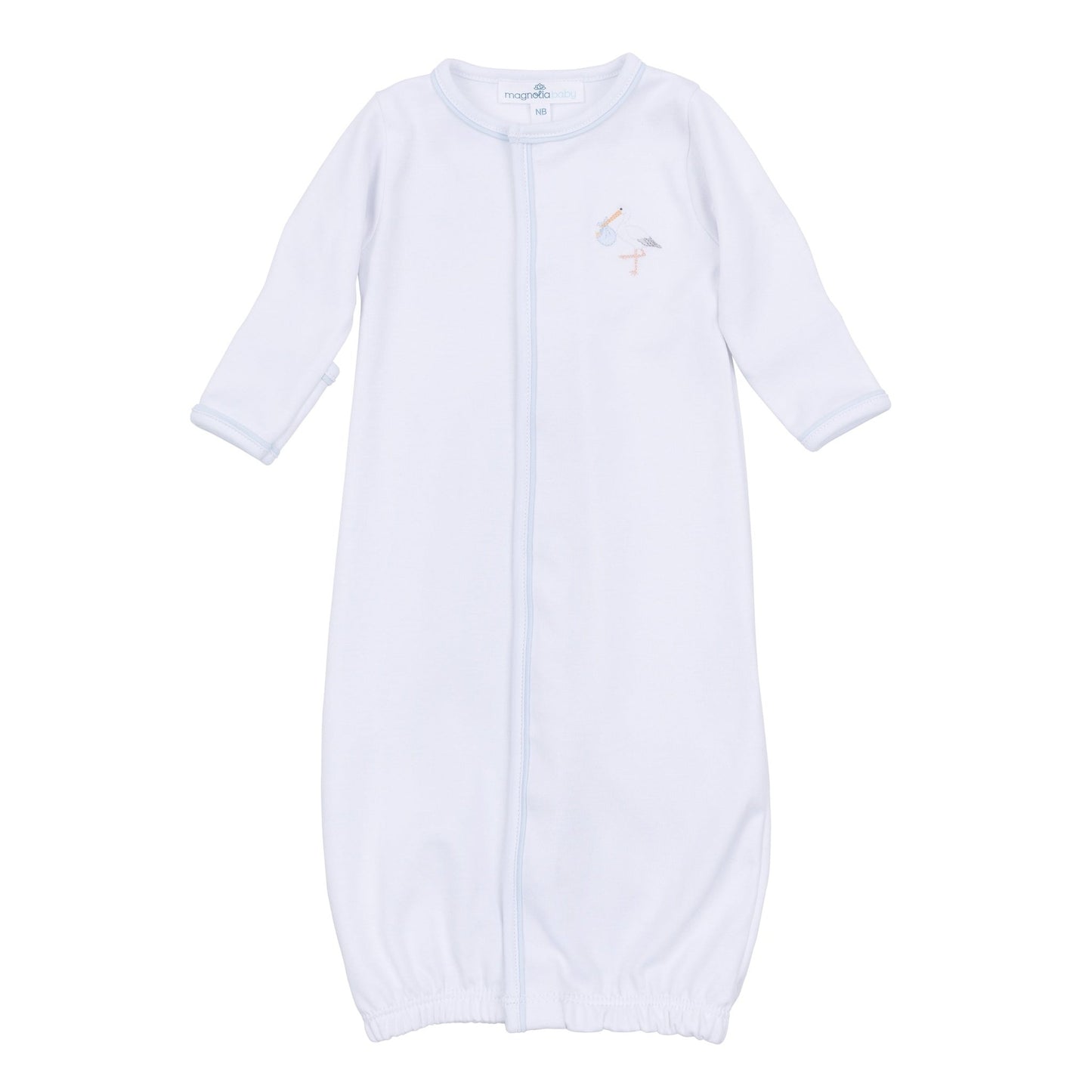 Vintage Stork Converter - Light Blue - Magnolia BabyConverter Gown