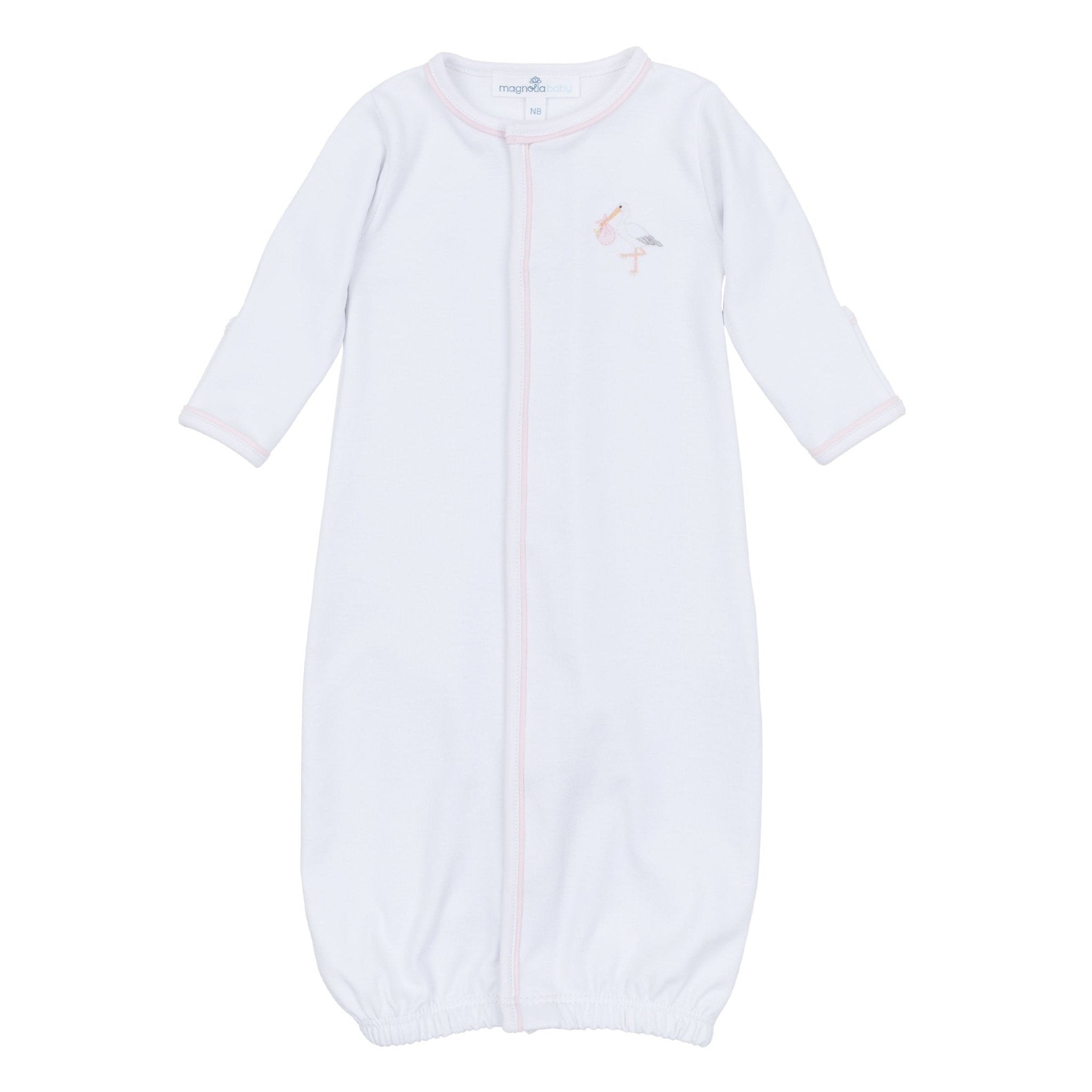 Vintage Stork Converter - Pink - Magnolia BabyConverter Gown