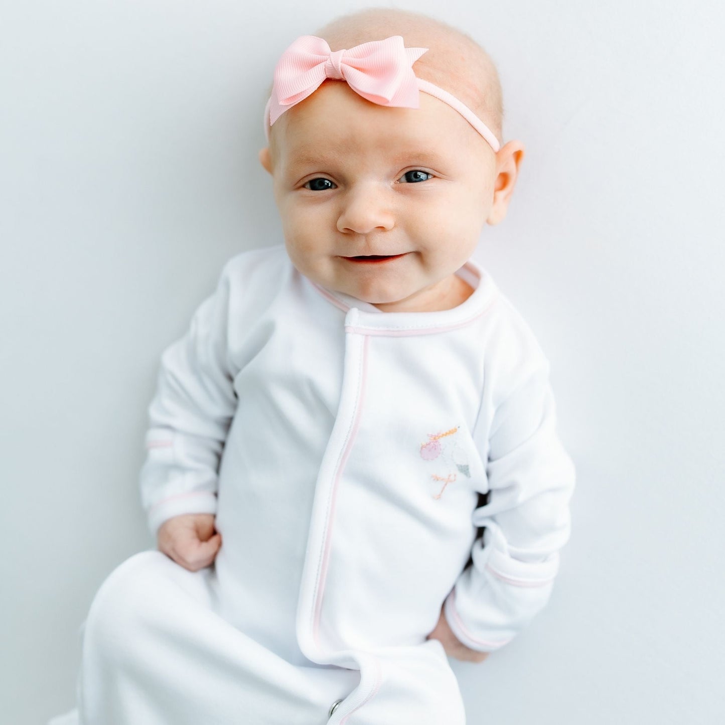 Vintage Stork Converter - Pink - Magnolia BabyConverter Gown