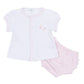 Vintage Stork Diaper Cover Set - Pink - Magnolia BabyDiaper Cover