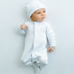 Vintage Stork Footie - Light Blue - Magnolia BabyFootie