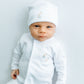 Vintage Stork Footie - White - Magnolia BabyFootie