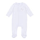 Vintage Stork Footie - White - Magnolia BabyFootie