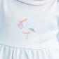 Vintage Stork Gathered Gown - Pink - Magnolia BabyGown