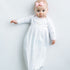 Vintage Stork Gathered Gown - Pink - Magnolia BabyGown