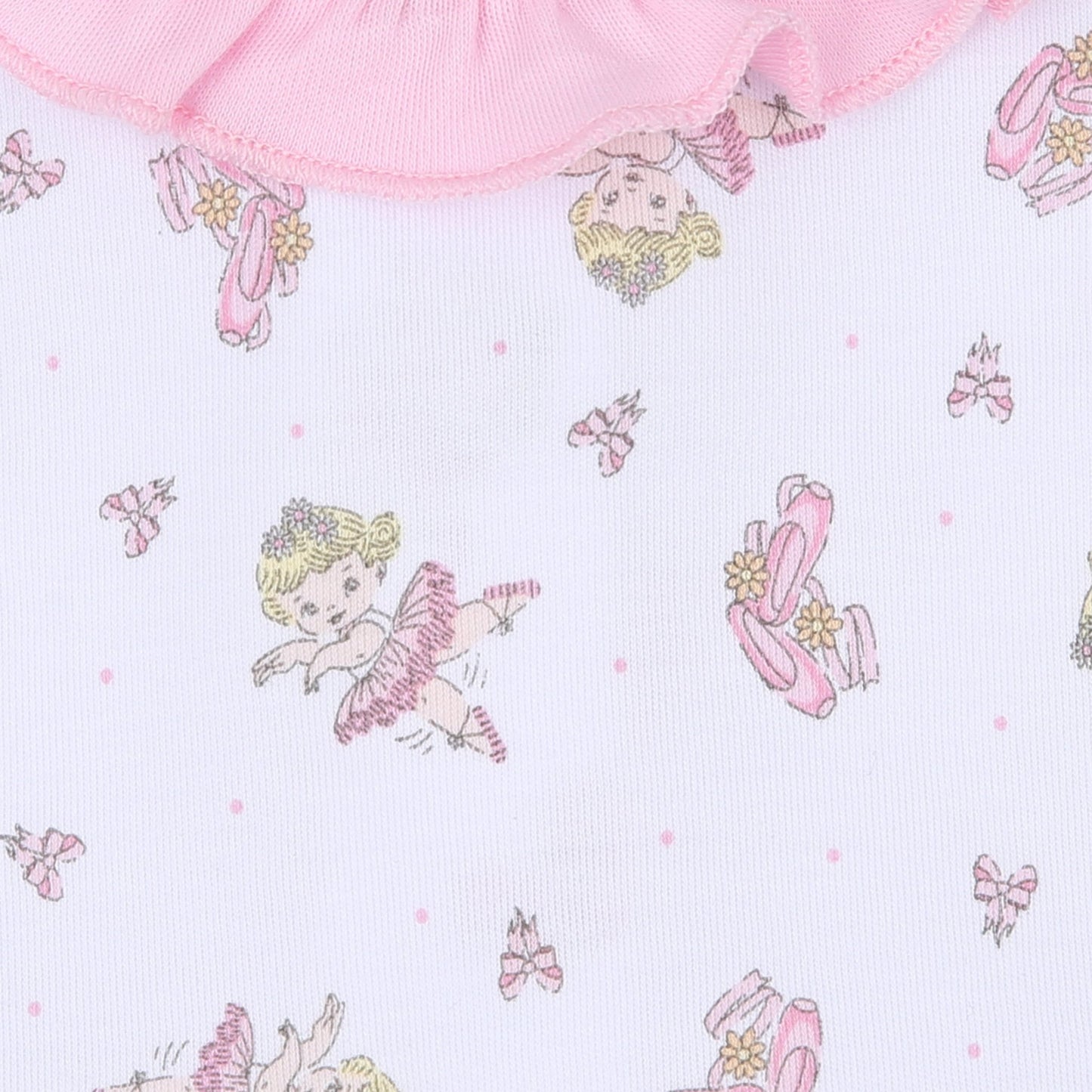 Vintage Tiny Toes Ruffle Short Pajamas - Magnolia BabyShort Pajamas