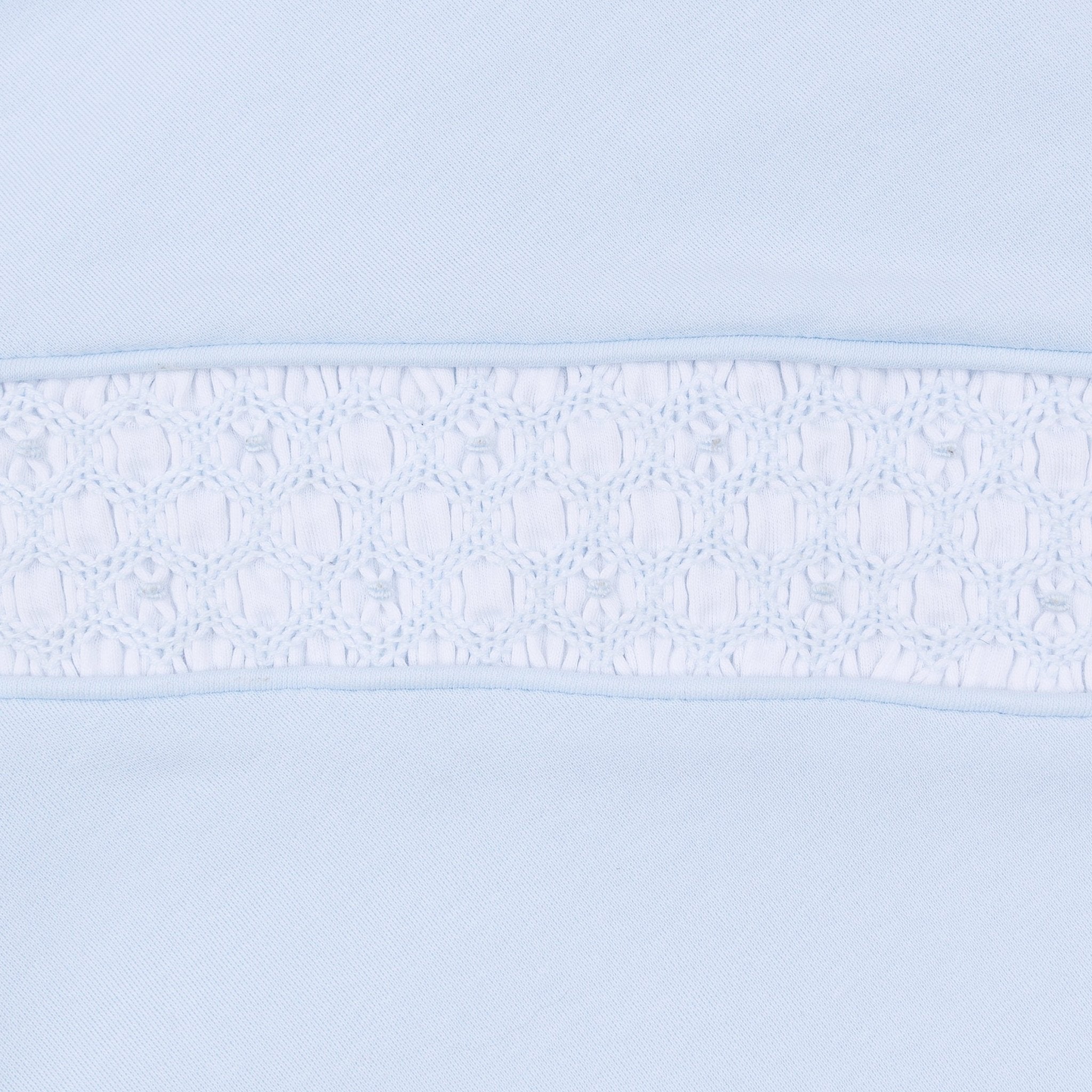 Walker's Classics Smocked Bib - Light Blue - Magnolia BabyBib