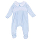 Walker's Classics Smocked Footie - Light Blue - Magnolia BabyFootie