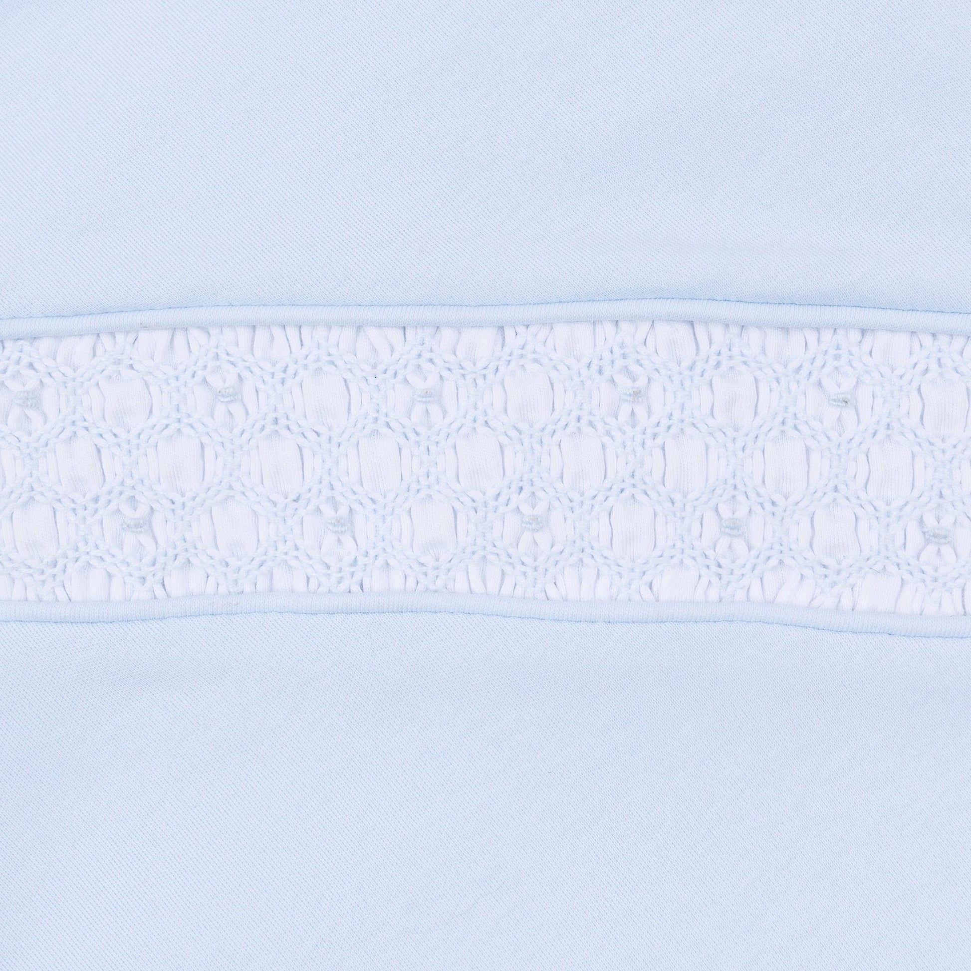 Walker's Classics Smocked Footie - Light Blue - Magnolia BabyFootie