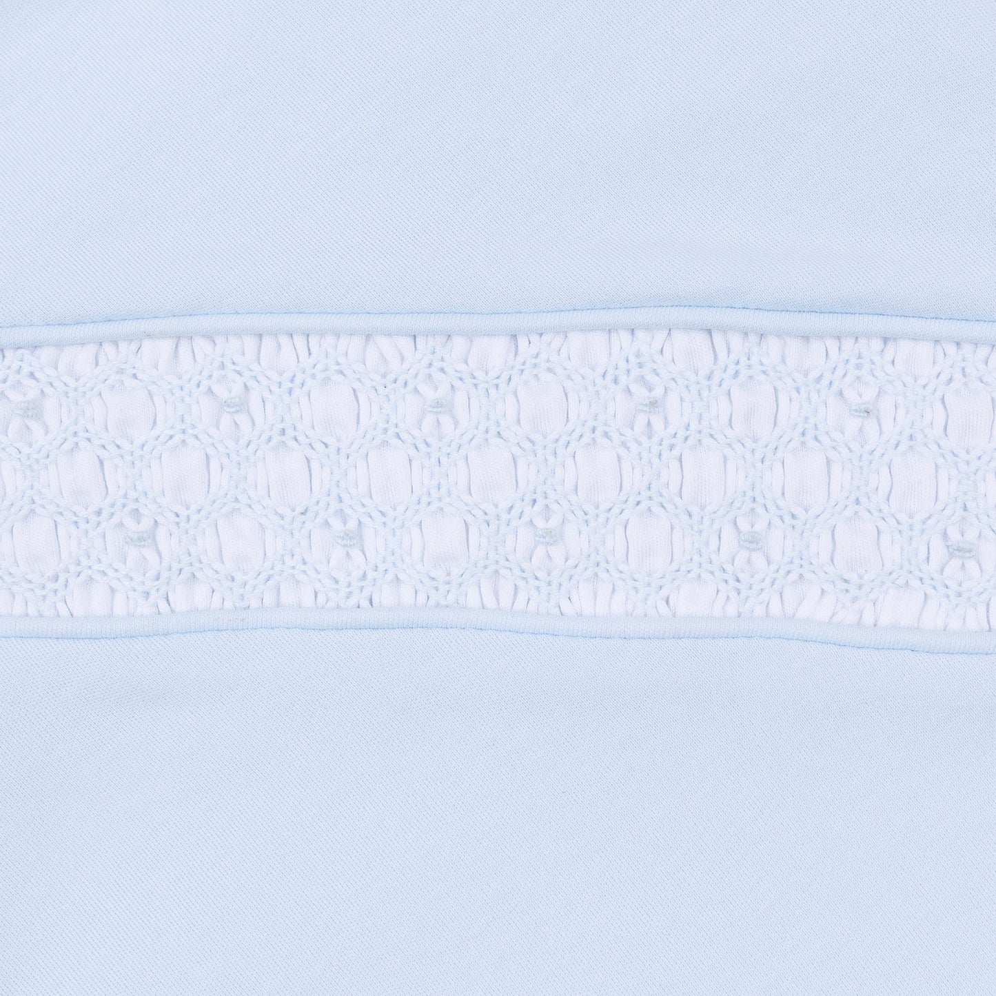 Walker's Classics Smocked Short Sleeve Bubble - Light Blue - Magnolia BabyBubble