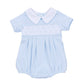 Walker's Classics Smocked Short Sleeve Bubble - Light Blue - Magnolia BabyBubble