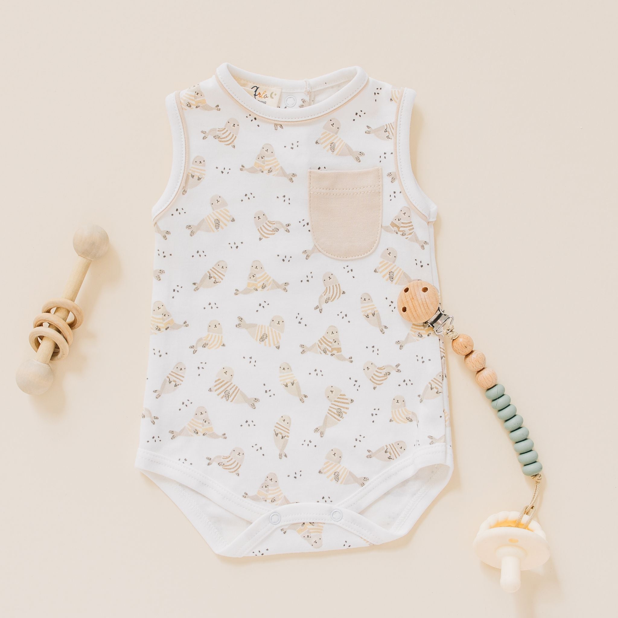 Walrus Cuddles Bodysuit by Luna & Arlo - Magnolia BabyBodysuit