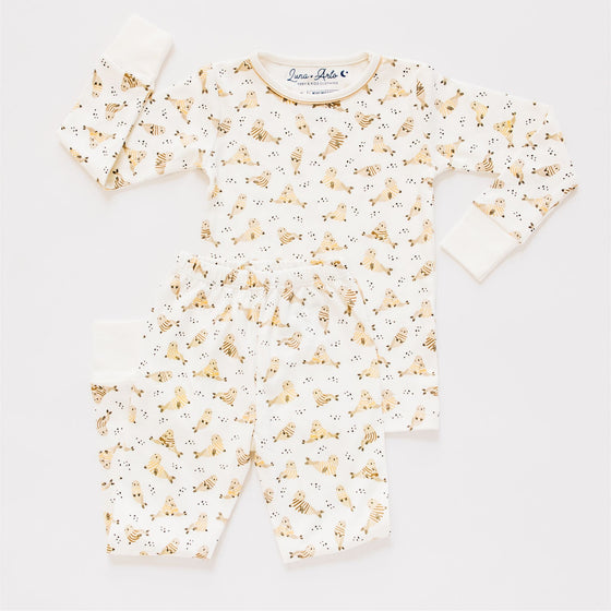 Walrus Cuddles Long Pajamas - Magnolia BabyLong Pajamas