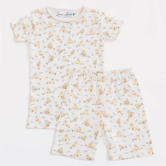 Walrus Cuddles Short Pajamas - Magnolia BabyShort Pajamas