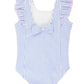 Waterfall One Piece Swimsuit - Periwinkle Stripe Seersucker - Magnolia BabySwimsuit