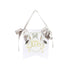 Welcome Baby Stork Hanger - Grey - Magnolia BabyDecor
