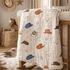 Western Muslin Swaddle Blanket - Magnolia BabySwaddle Blanket