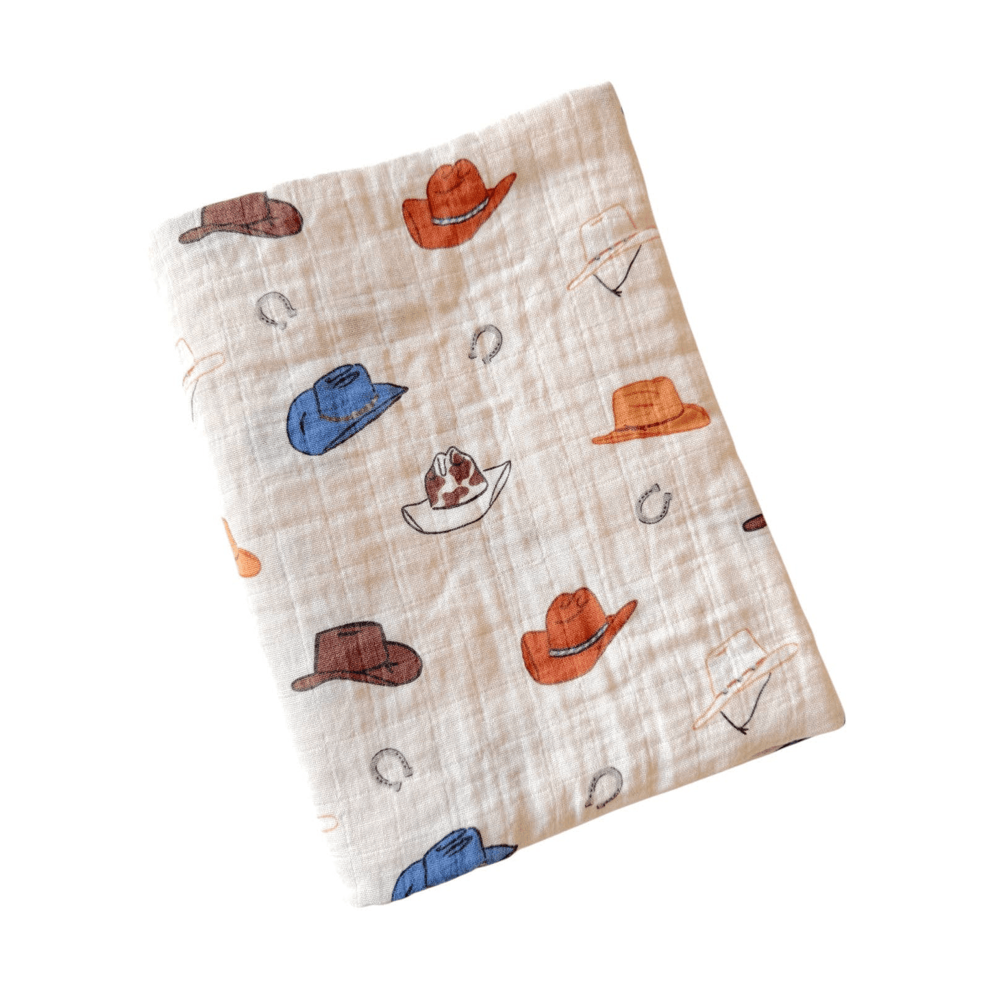 Western Muslin Swaddle Blanket - Magnolia BabySwaddle Blanket