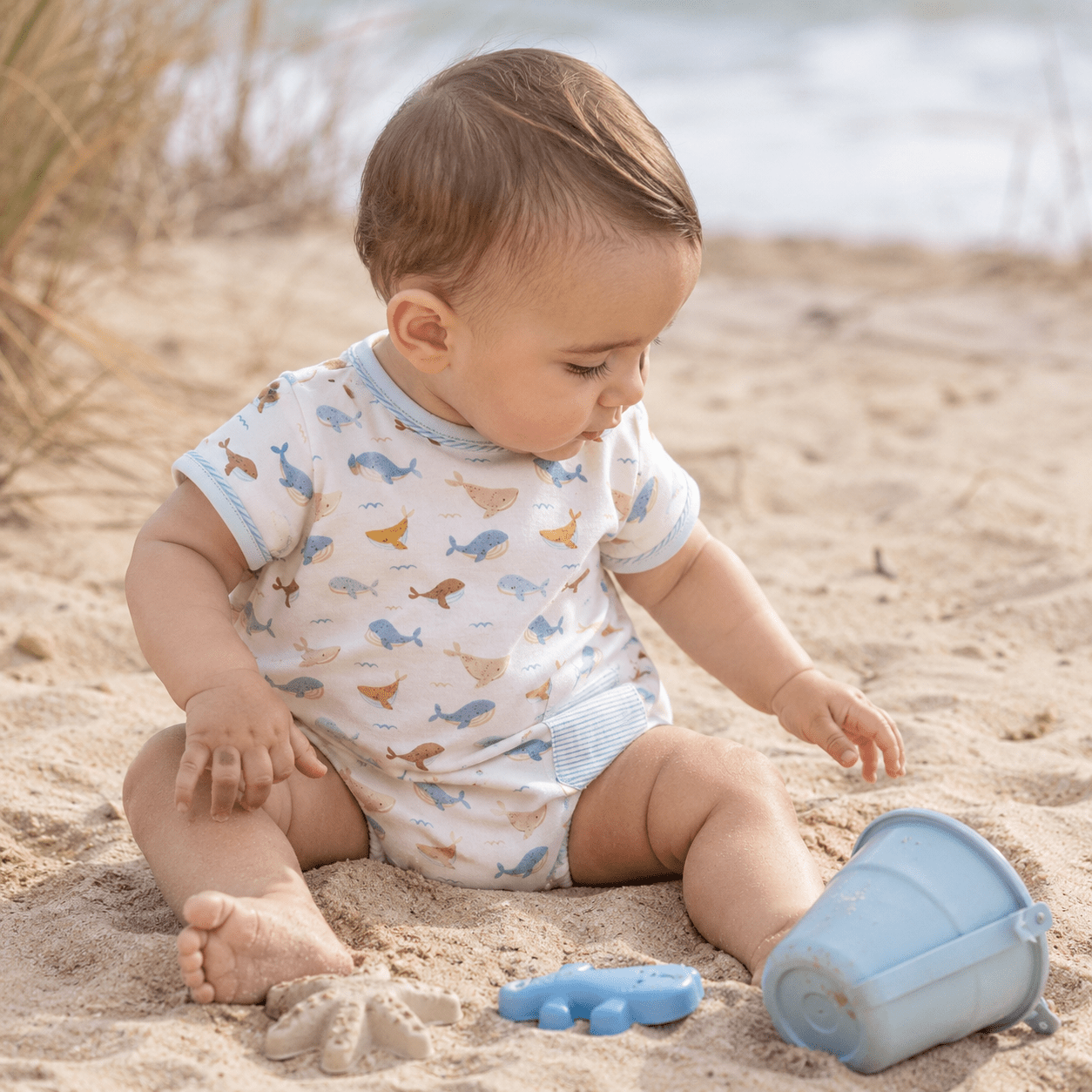 Luna and Arlo_Whale Tales Lap Bodysuit - Ivory_1
