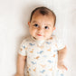 Whale Tales Short Sleeve Bubble - Ivory - Magnolia BabyBubble