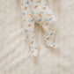 Whale Tales Zip Footie - Magnolia BabyFootie