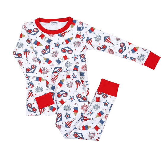 What a Blast! Long Pajama - Magnolia BabyLong Pajamas