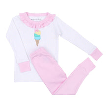  Whats the Scoop! Big Kid Ruffle Long Pajamas - Magnolia BabyLong Pajamas