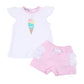 Whats the Scoop! Infant Ruffle Short Set - Magnolia BabyShort Set
