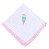 Whats the Scoop! Ruffle Receiving Blanket - Magnolia BabyReceiving Blanket