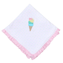  Whats the Scoop! Ruffle Receiving Blanket - Magnolia BabyReceiving Blanket