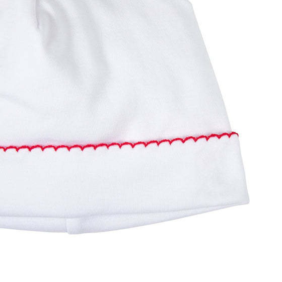 White and Red Basics Hat - Magnolia BabyHat